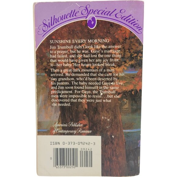 Vintage Romance Paperback Sunshine Every Morning Dorothy Glenn Silhouette #242 - Picture 2 of 13